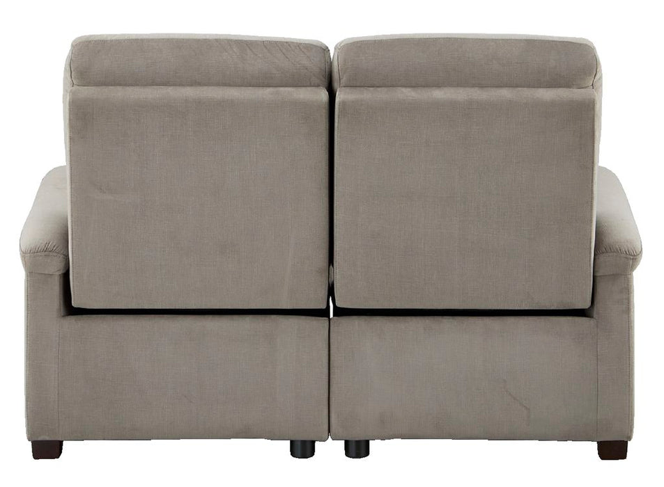 2S ELECTRIC SOFA N-BELIEVA MICROFIBER GY-J