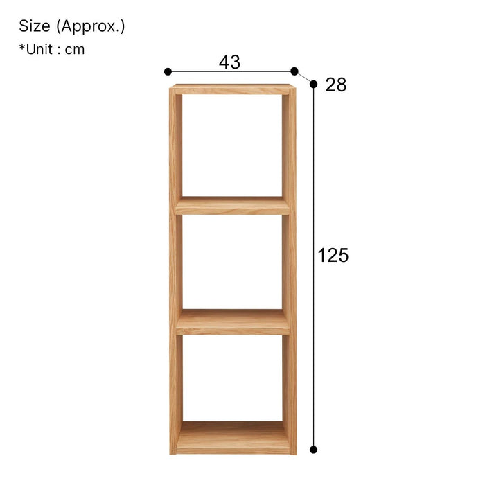 OPEN SHELF CONNECT 3TIER LBR