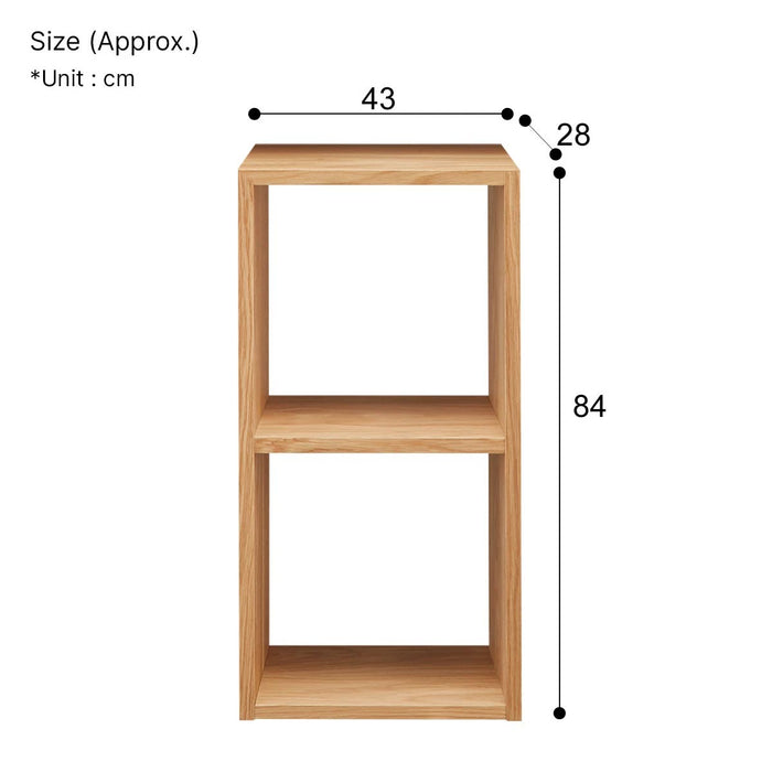 OPEN SHELF CONNECT 2TIER LBR