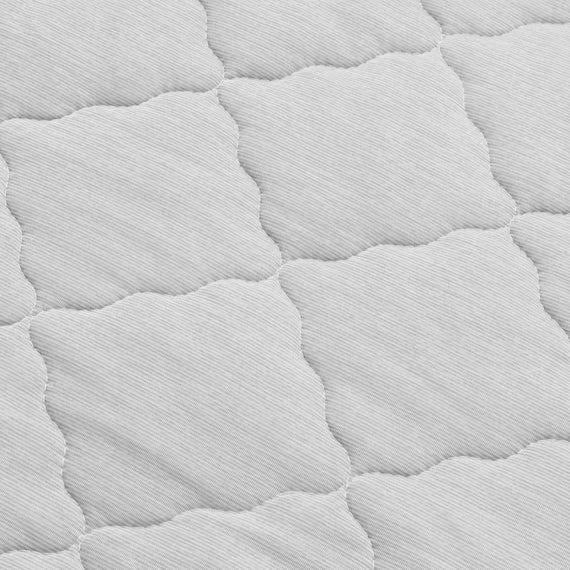PADDED SHEET TOPPER WITHOUT BANDS N COOL SP K GY S2502