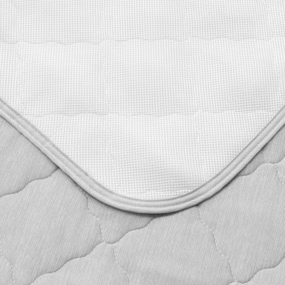 PADDED SHEET TOPPER WITHOUT BANDS N COOL SP Q GY S2502