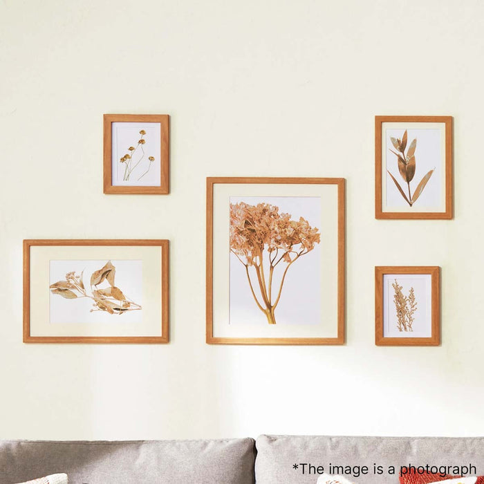 PICTURE FRAME A4 (B5 W/ MAT) LBR N3