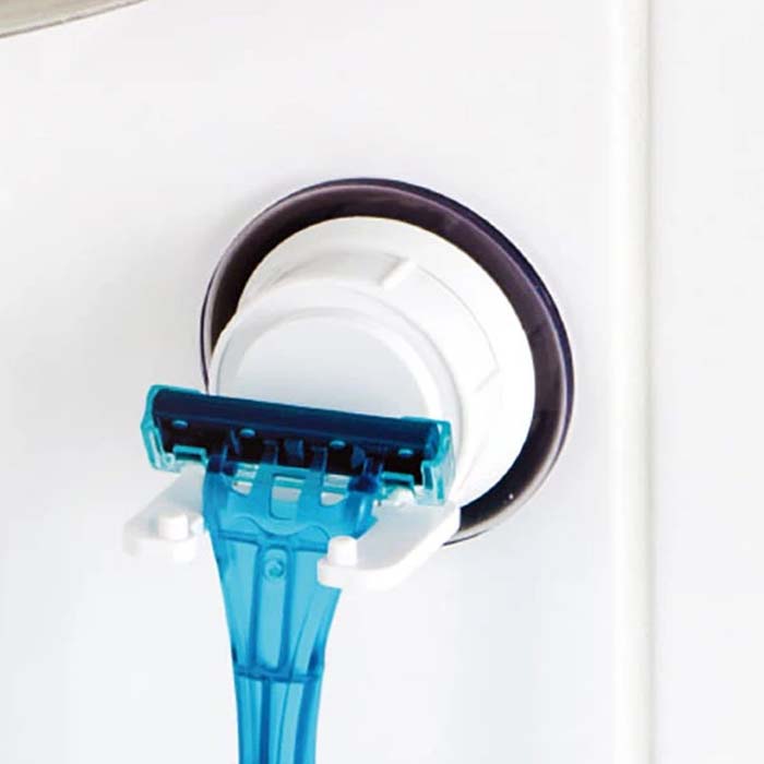 RAZOR HOLDER WITH SUCTION CUP CRED