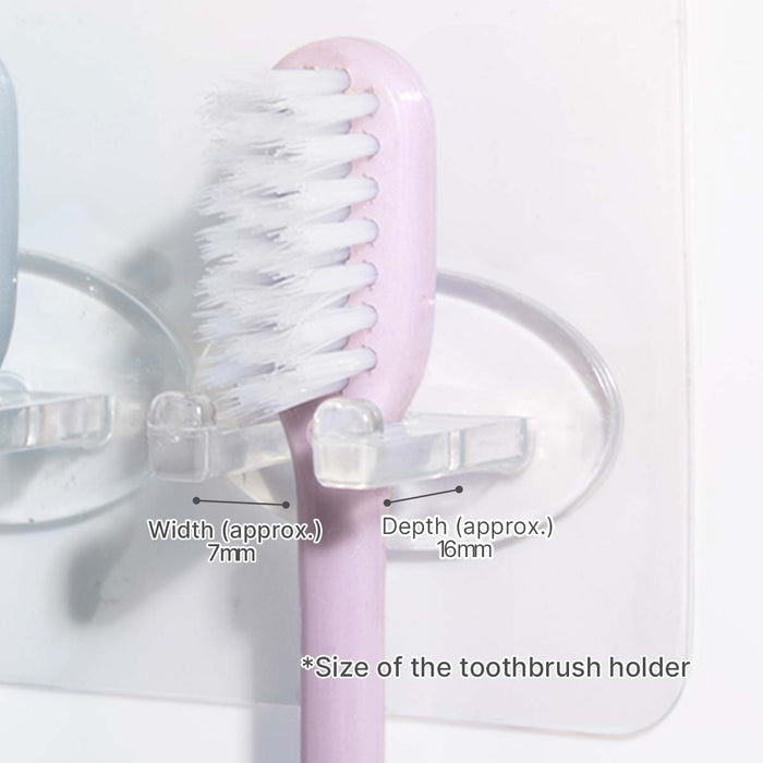 ADHESIVE TOOTH BRUSH HOLDER DOUBLE