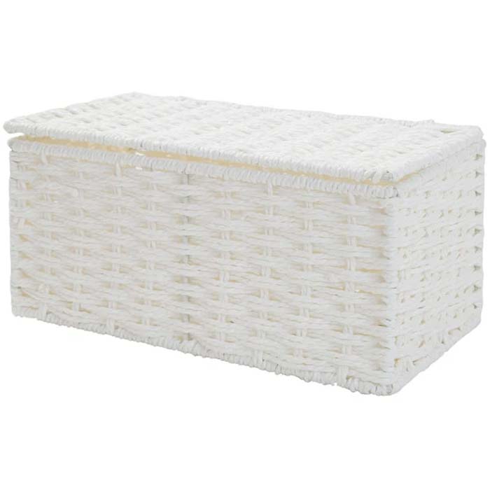 STORAGE BOX WITH LID LAIRA WH