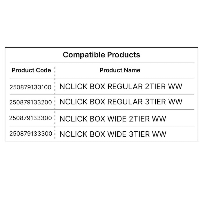 ADDITIONAL SHELF NCLICK BOX REG WW