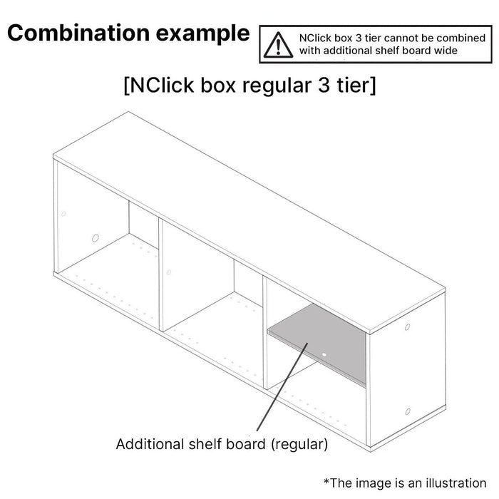 ADDITIONAL SHELF NCLICK BOX REG WW