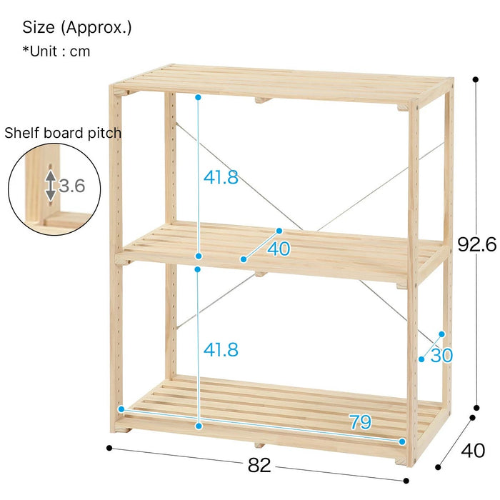 PINE RACK MANX 8240 WIDE 2TIER NA