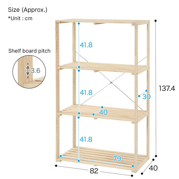 PINE RACK MANX 8240 WIDE 3TIER NA