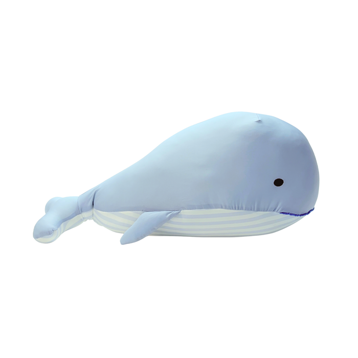 NC BODY PILLOW WHALES M