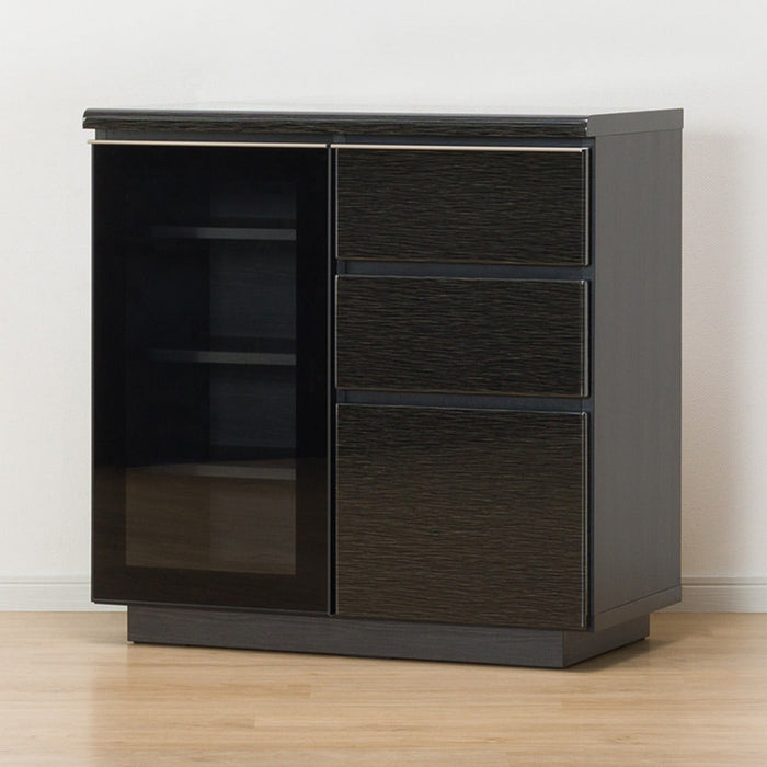 SIDE CABINET POSTIA80 BK