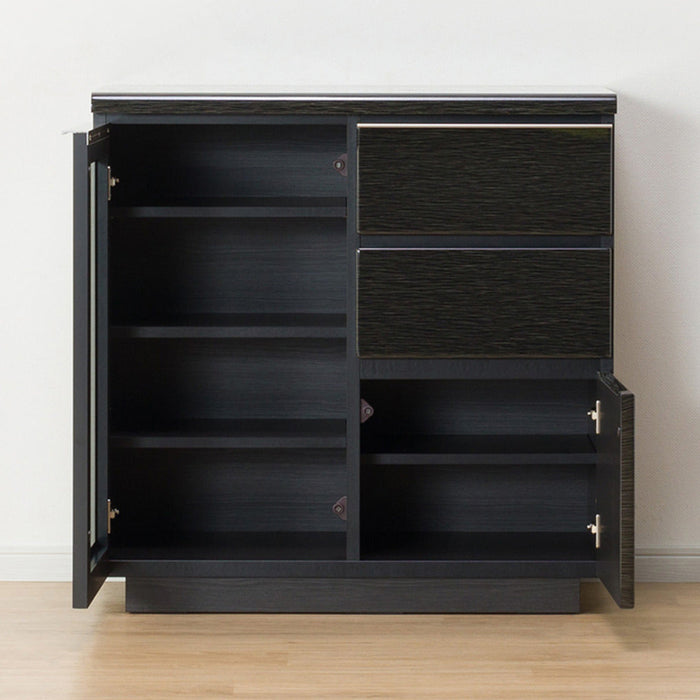 SIDE CABINET POSTIA80 BK