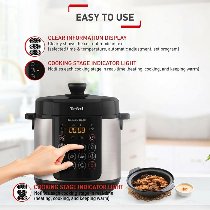 PRESSURE COOKER CY222D68 SIL VN