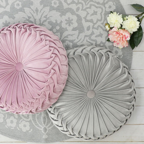 ROUND CUSHION DAHLIA GY