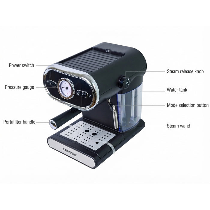 EXPRESSO COFFEE MAKER 1100W TS6211