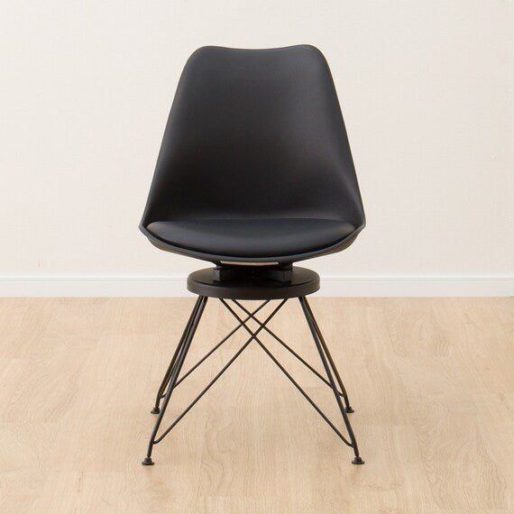 OFFICECHAIR OC102 SWIVEL BK/BK