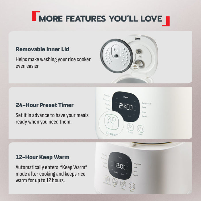 RICE COOKER RK515168 MINI 4C WH