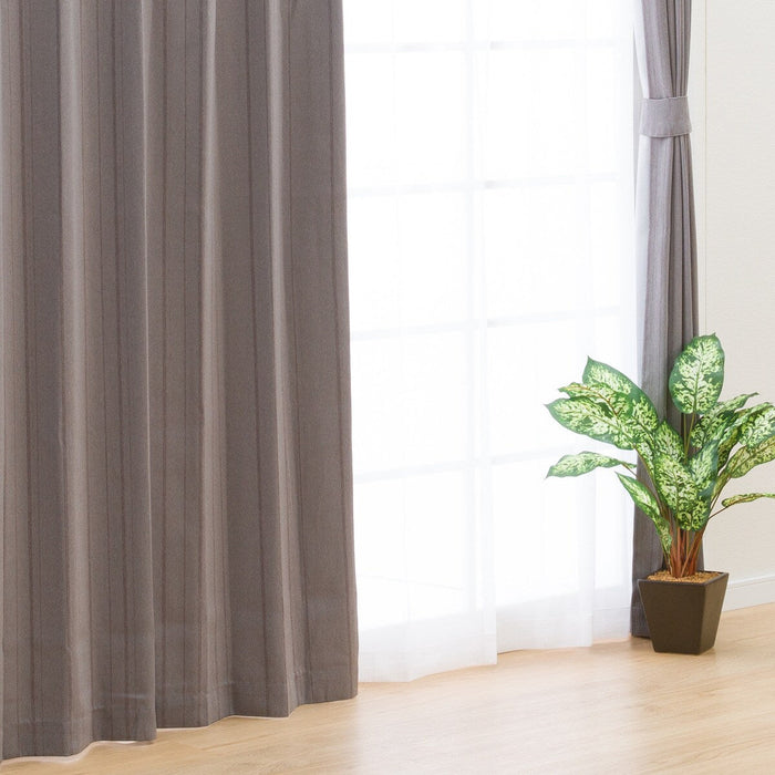 4P CURTAIN N-RUSSET GY 100X135X4