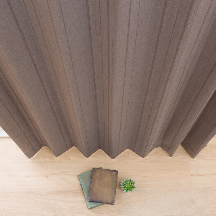 4P CURTAIN N-RUSSET GY 100X200X4