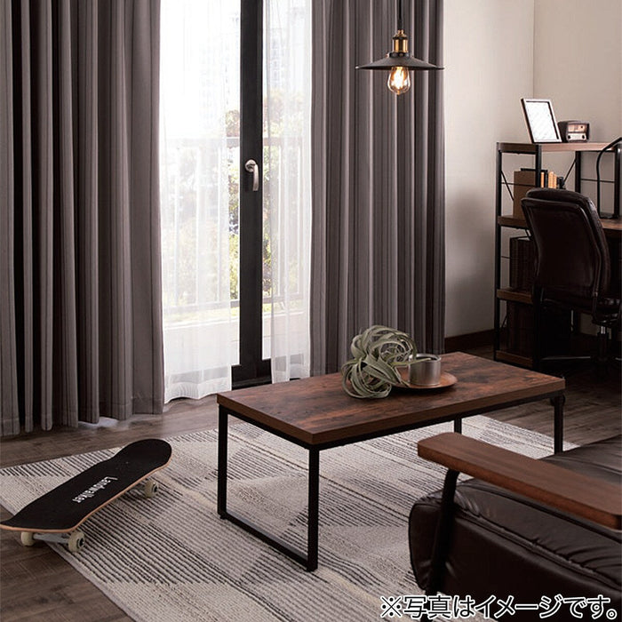 4P CURTAIN N-RUSSET GY 100X135X4