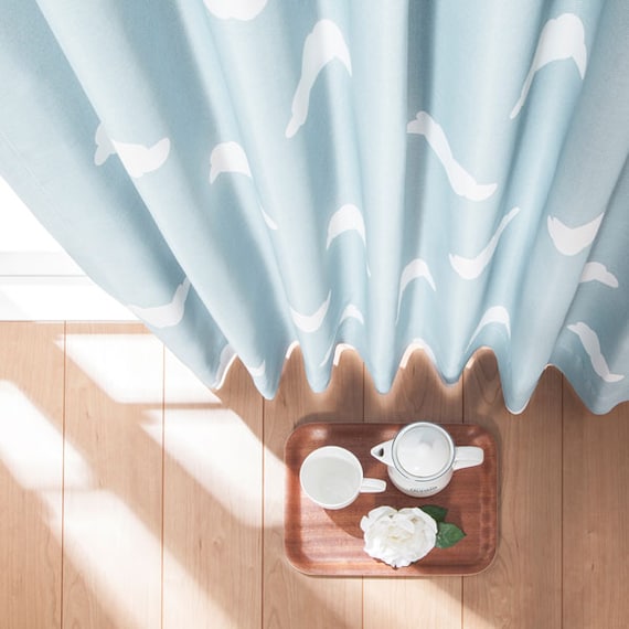 CURTAIN LUVO BL 100X200X2