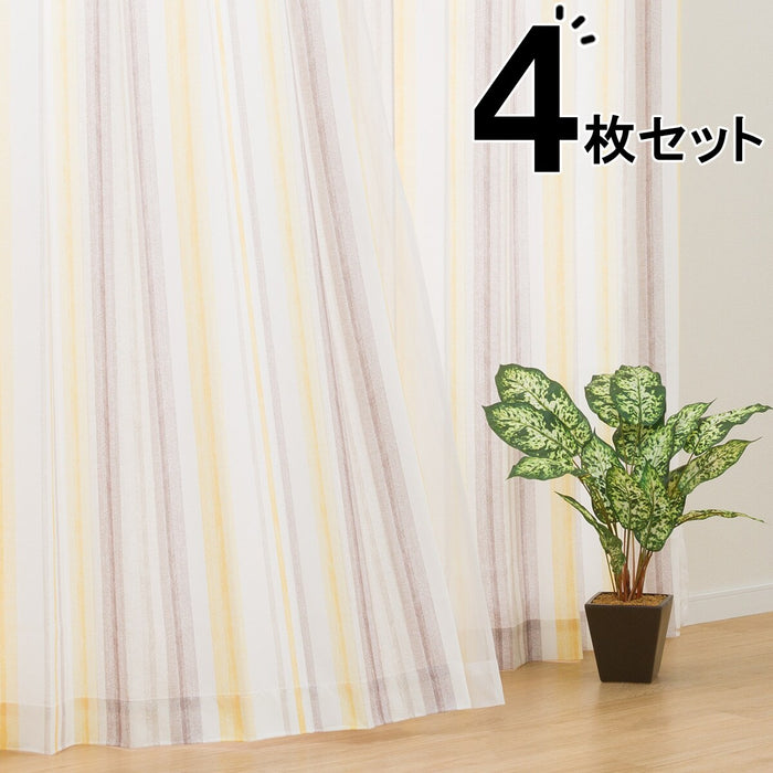 4P CURTAIN RP008 YE 100X178X4