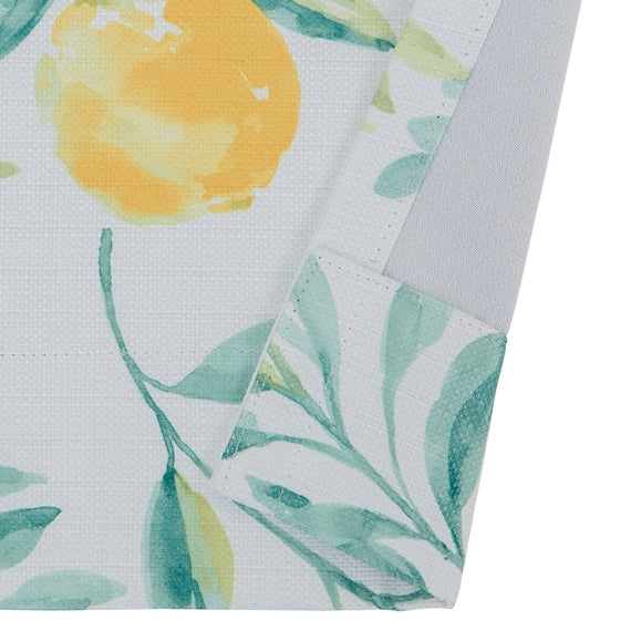 CURTAIN LEMON LEAF 100X200X2