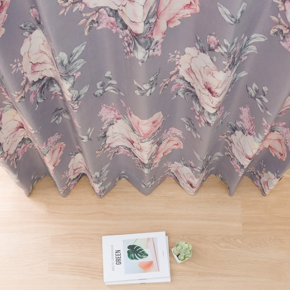 CURTAIN PEONY 100X135X2