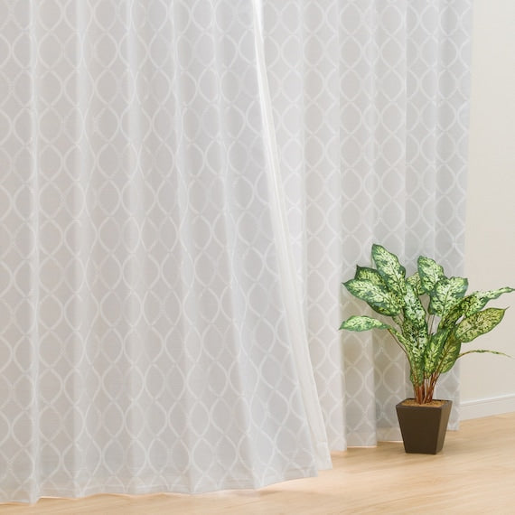 CURTAIN PATTERN2 GY 150X200X2