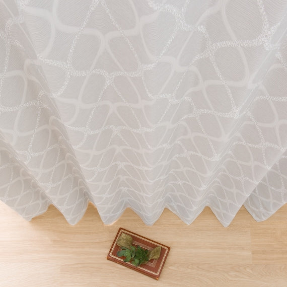 CURTAIN PATTERN2 GY 100X230X2