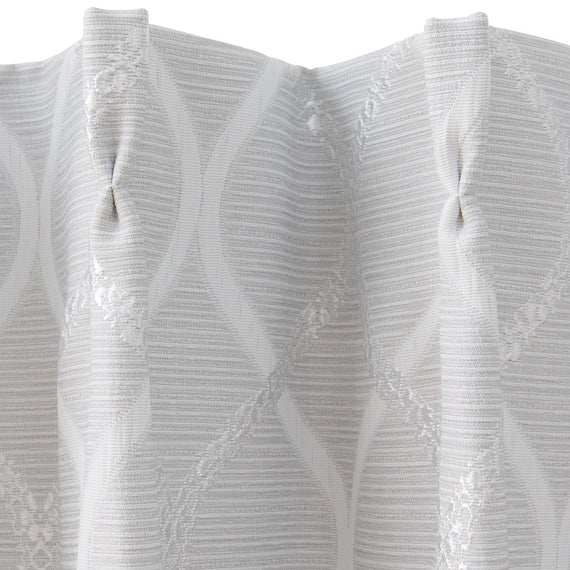 CURTAIN PATTERN2 GY 100X178X2
