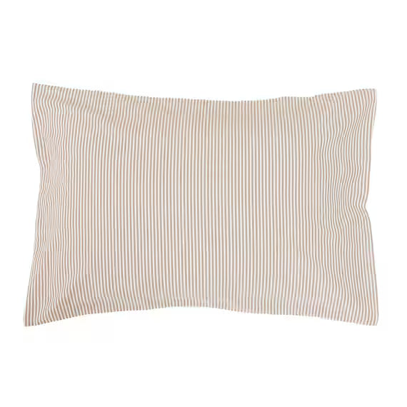 PILLOWER COVER COTTON WASH BR ST SZ35