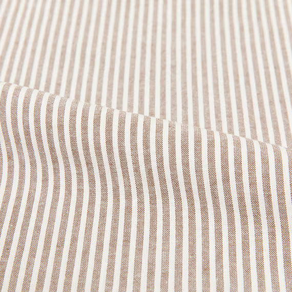 PILLOWER COVER COTTON WASH BR ST SZ35
