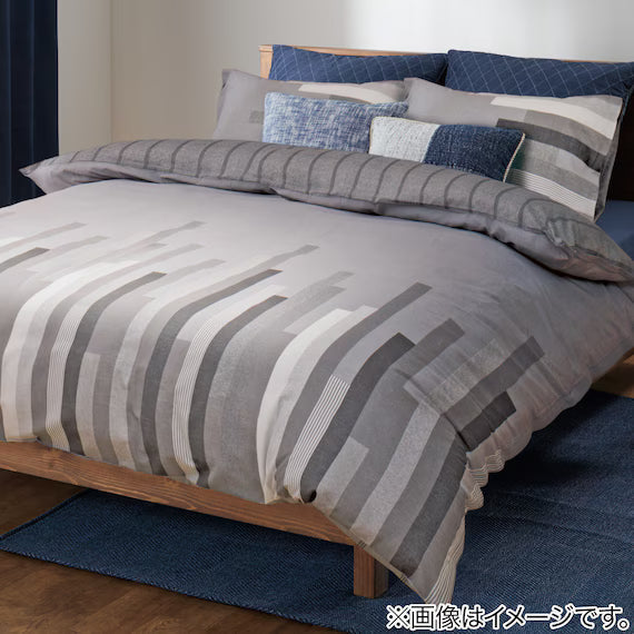 COMFORTER COVER PT53 GEOMETRIC PATTERN DGY Q