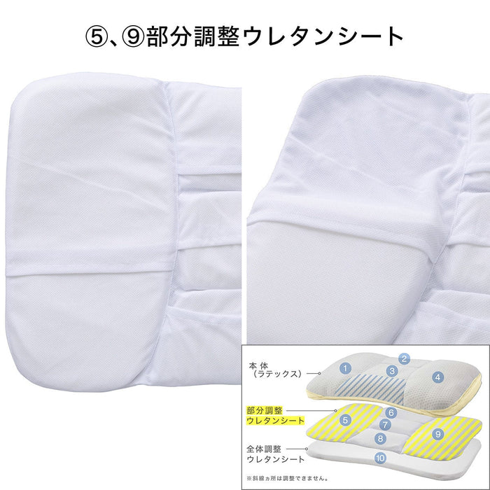ADJUST HEIGHT 10 POSITIONS PILLOW LATEX2
