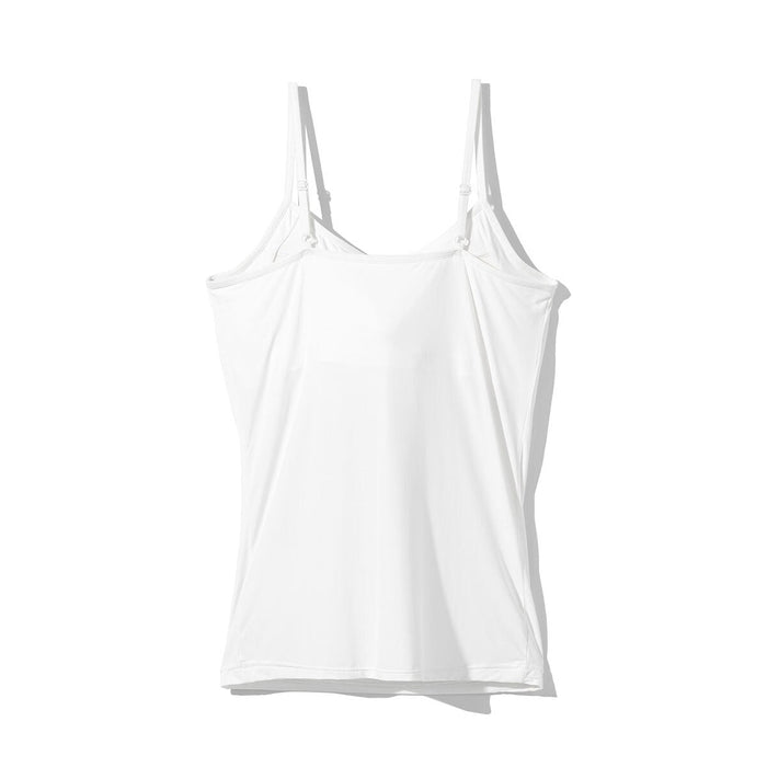 ÁO CAMISOLE MÁT CÓ CÚP NGỰC MÀU TRẮNG LL