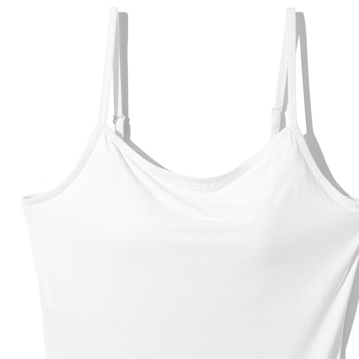 ÁO CAMISOLE MÁT CÓ CÚP NGỰC MÀU TRẮNG LL