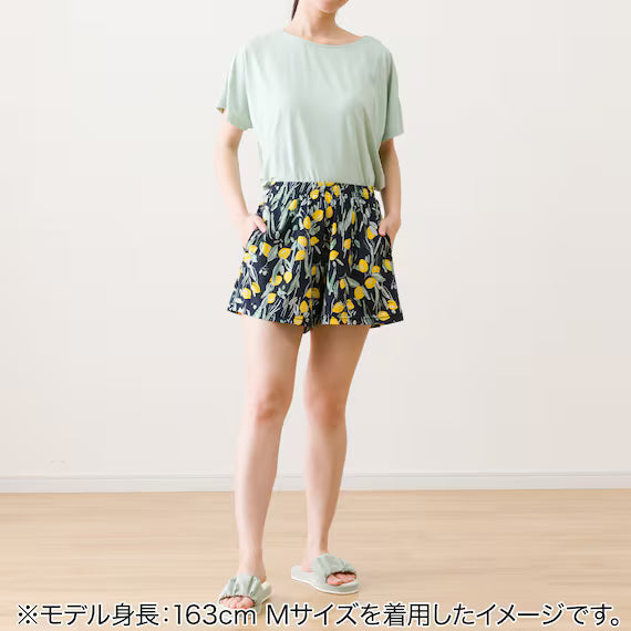 WOMEN SUPER COOL ROOMPANTS SHORT LENGTH  LEMON LL