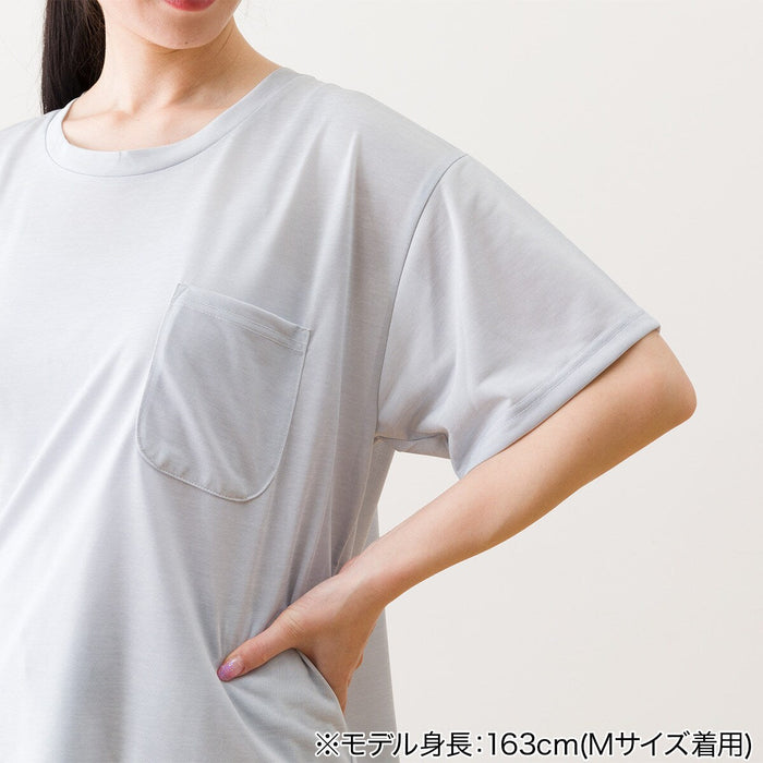 BỘ ĐỒ MẶC NHÀ HỌA TIẾT GẤU XANH XÁM M