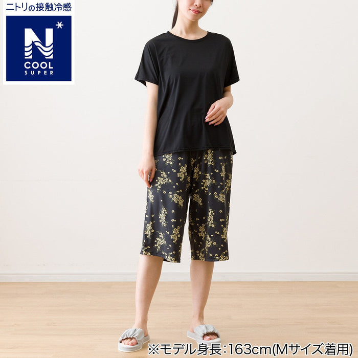 WOMEN'S SUPER COOL ROOMWEAR SET FLOWER BK M