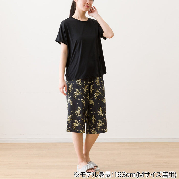 WOMEN'S SUPER COOL ROOMWEAR SET FLOWER BK M