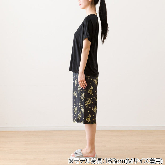 WOMEN'S SUPER COOL ROOMWEAR SET FLOWER BK M