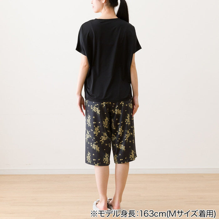 WOMEN'S SUPER COOL ROOMWEAR SET FLOWER BK M