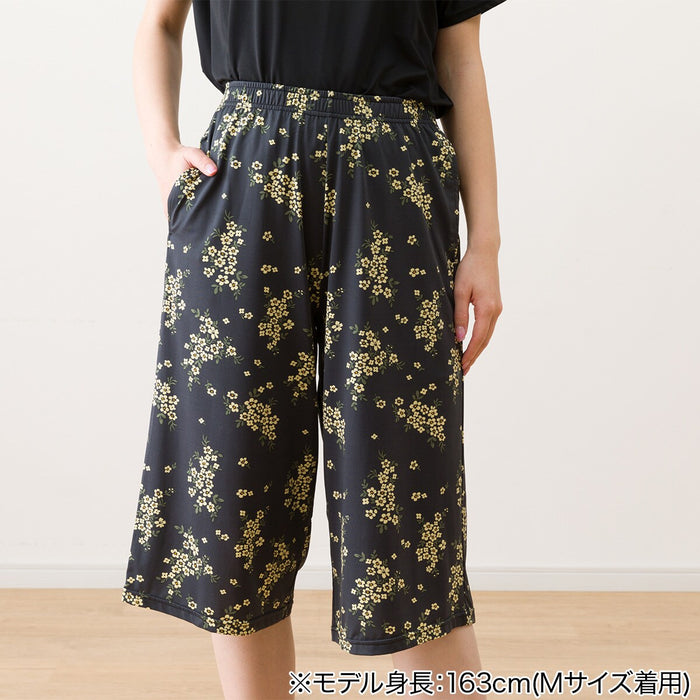 WOMEN'S SUPER COOL ROOMWEAR SET FLOWER BK M
