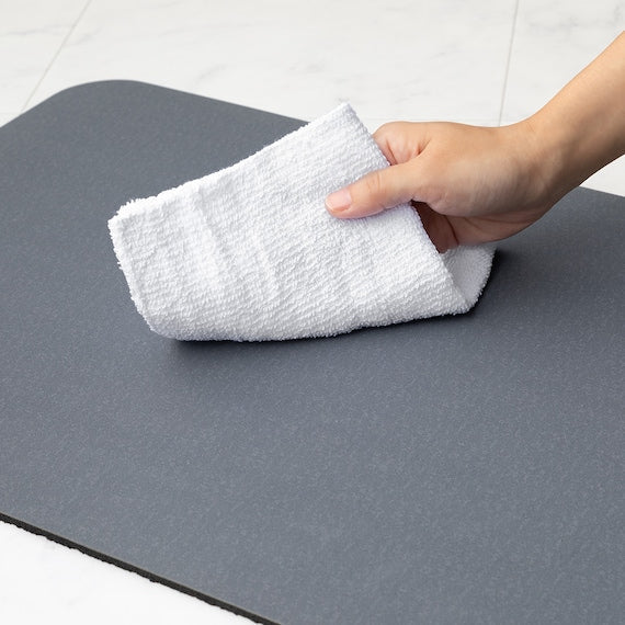 SOFT DIATOMITE KAITEKI BATHMAT 29X39 GY