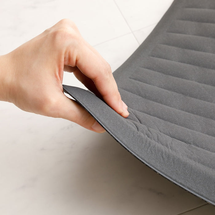 SOFT KAITEKI BATH MAT 29X39 GY UM06