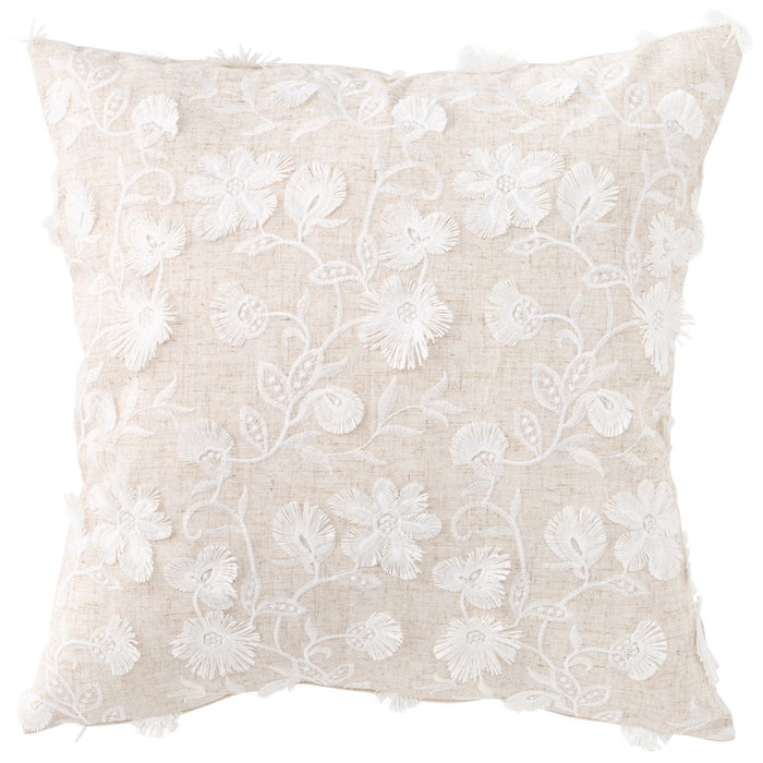 CUSHION COVER EMBROIDERY FLOWER
