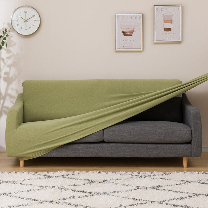 STRETCHED SOFA COVER WITH ARM RISE 3P GR