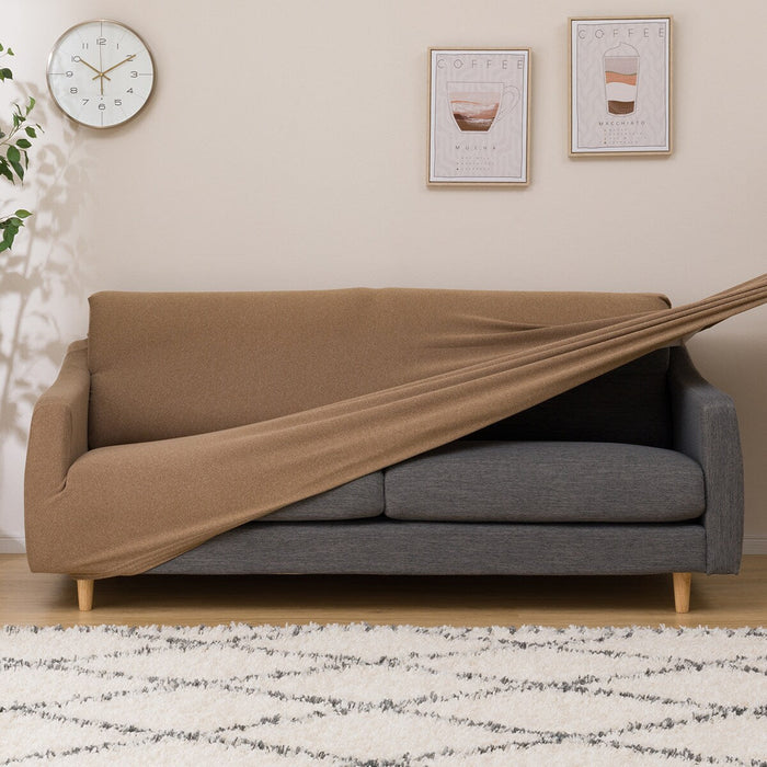 STRETCHED SOFA COVER WITH ARM RISE 3P BR