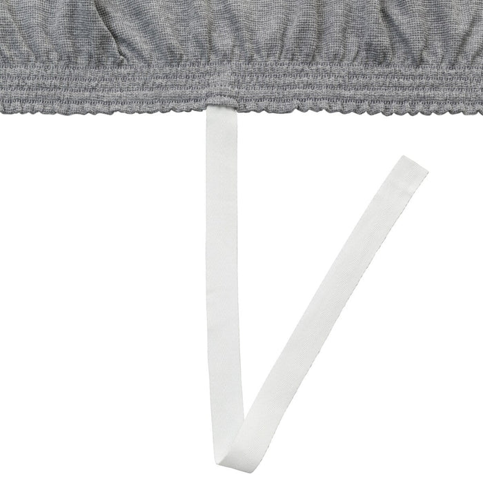 STRECH ARMSOFA COVER MOTTLE GY 2P